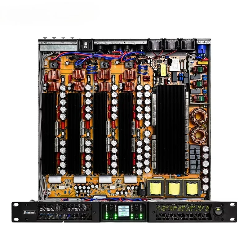 D4-2000 2ohm Amplifier Module Temperature-controlled Panel 4 Channel Digital Plate Power Amplifier
D4-2000 2ohm Amplifier Module Temperature-controlled Panel 4 Channel Digital Plate Power Amplifier