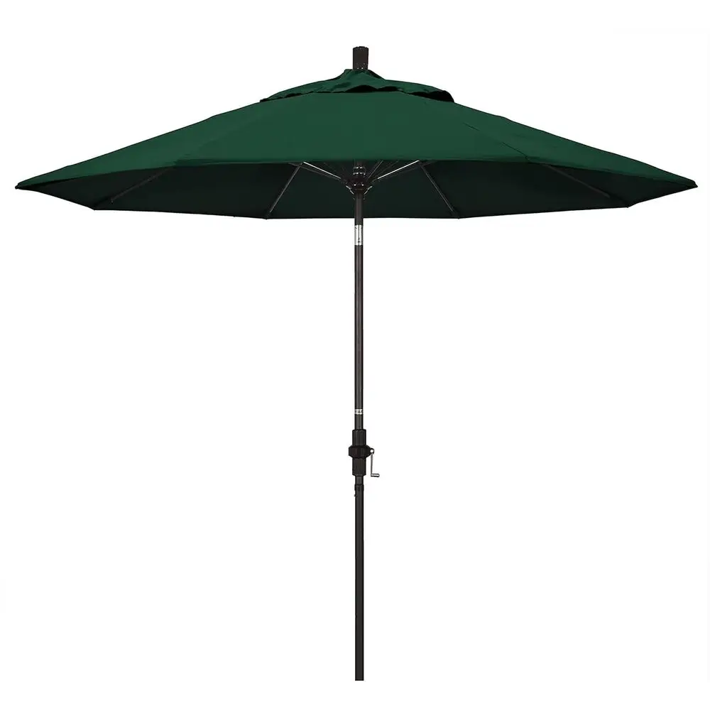 9-Foot Fiberglass Rib Market Umbrella with Crank Lift and Collar, Bronze Pole, Forest Green
9-Foot Fiberglass Rib Market Umbrella with Crank Lift and Collar, Bronze Pole, Forest Green