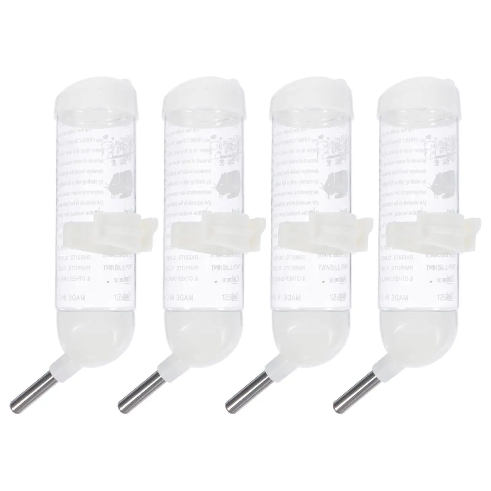4 Pcs Leakproof Rolling Ball Water Dispenser Storage Bottle for Hamster Bunny White Cage Pet Supplies Feeder Rabbit Easy
4 Pcs Leakproof Rolling Ball Water Dispenser Storage Bottle for Hamster Bunny White Cage Pet Supplies Feeder Rabbit Easy