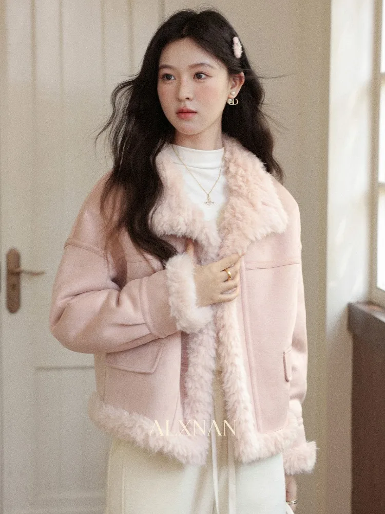 ALXNAN женская зимняя куртка розовая укороченная куртка шерпа на флисовой подкладке толстое пальто теплое пальто элегантная повседневная женская одежда L59052
ALXNAN женская зимняя куртка розовая укороченная куртка шерпа на флисовой подкладке толстое пальто теплое пальто элегантная повседневная женская одежда L59052