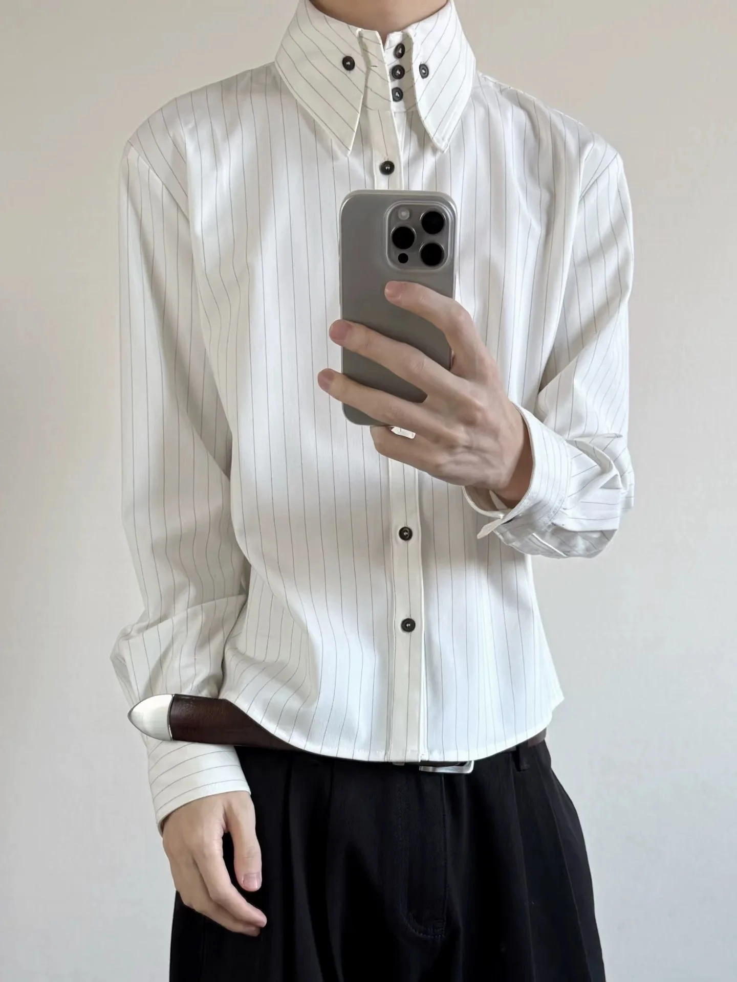 Ele Slim Fit Long Sve Striped irt for Men Button up Ne Design Commute Casual irt Polyester Lyocell Blend
Ele Slim Fit Long Sve Striped irt for Men Button up Ne Design Commute Casual irt Polyester Lyocell Blend