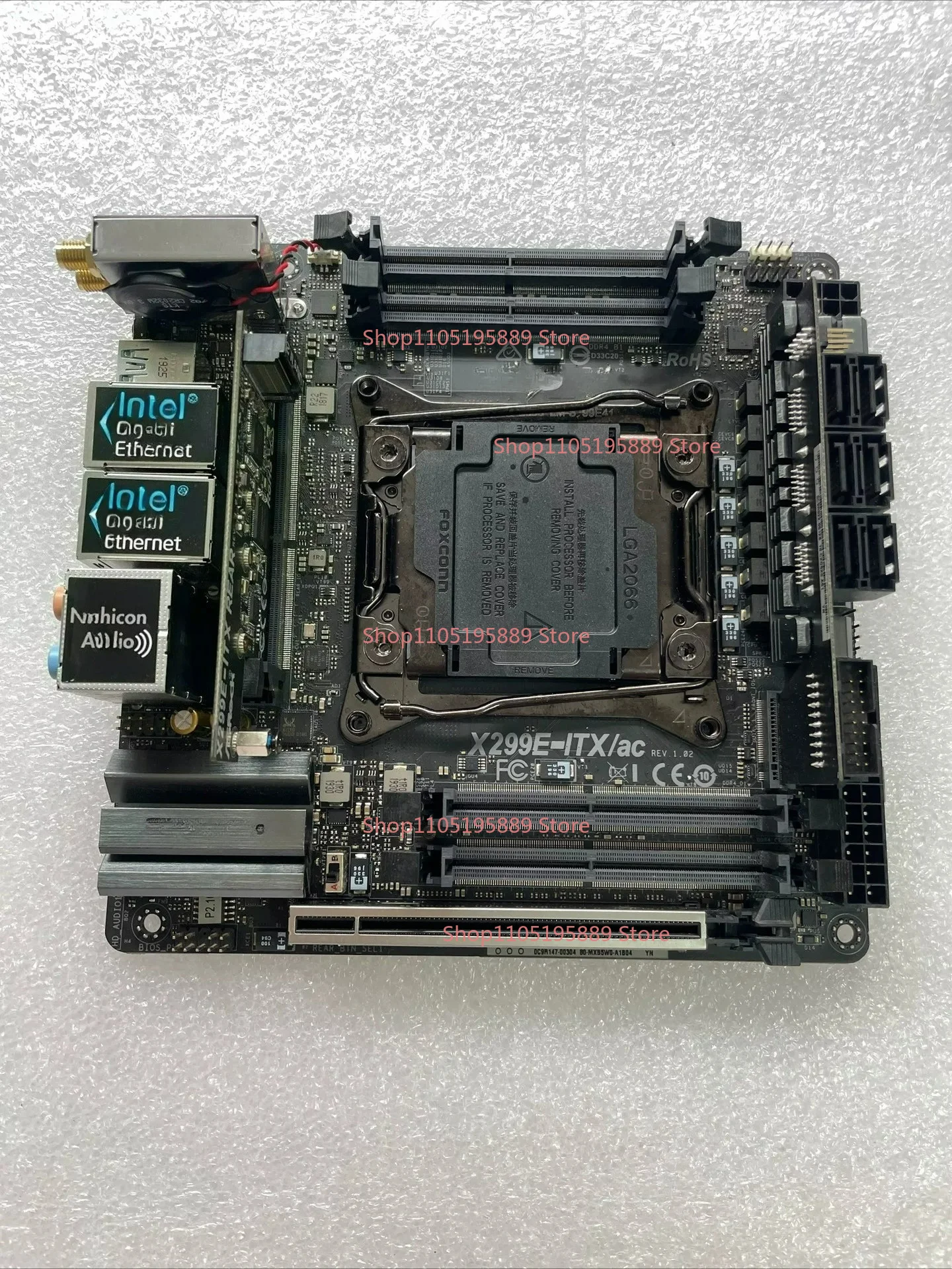 For ASRock X299E-ITX/AC Main Board DDR4 PCIE3
For ASRock X299E-ITX/AC Main Board DDR4 PCIE3