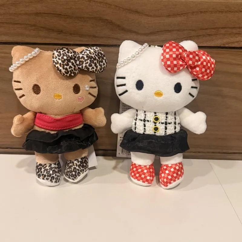 10CM Anime Hello Kitty Leopard Plaid Bow Dress Up Cartoon Plush Doll Keychain PP Cotton Stuffed Doll Kawaii School Bag Pendant
10CM Anime Hello Kitty Leopard Plaid Bow Dress Up Cartoon Plush Doll Keychain PP Cotton Stuffed Doll Kawaii School Bag Pendant