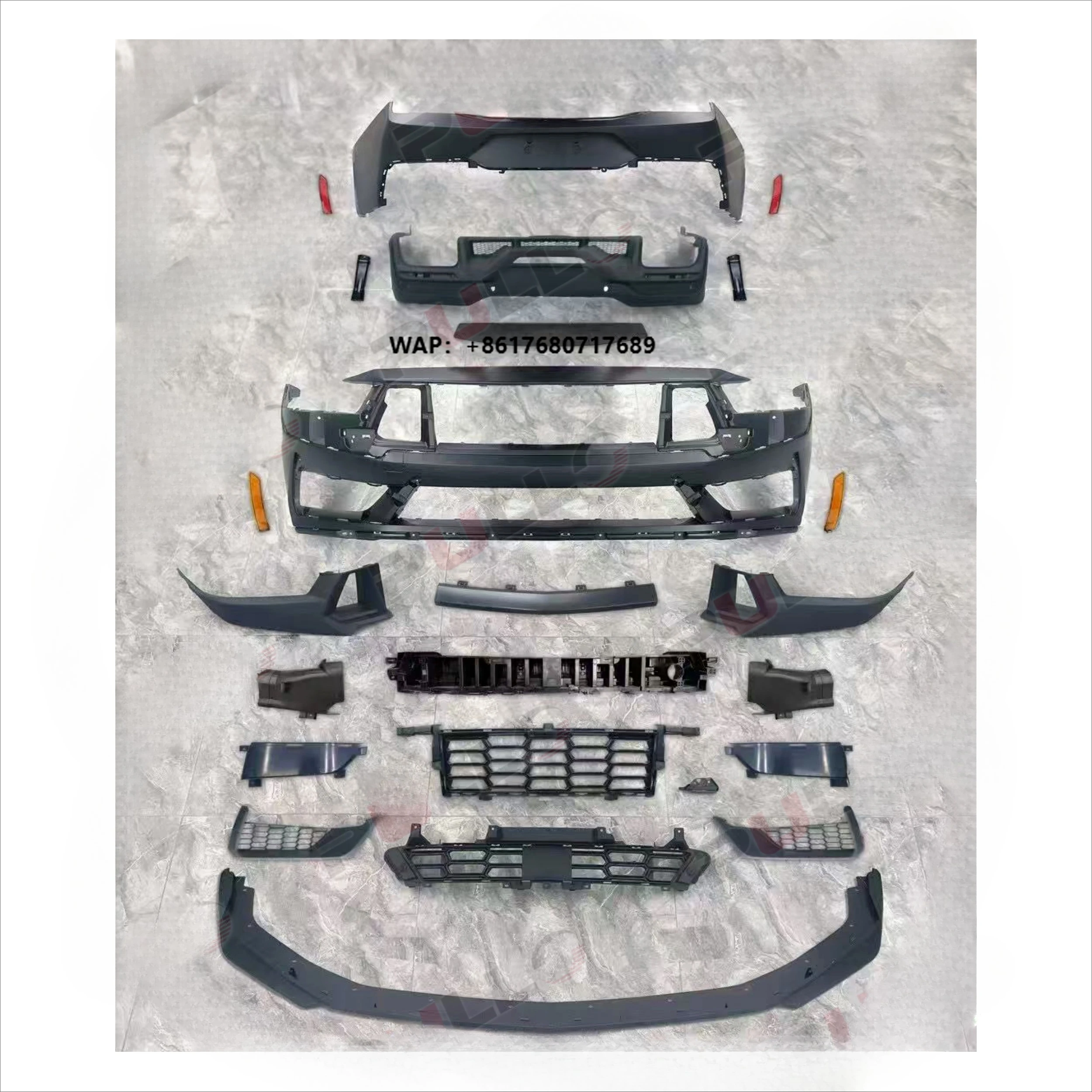 New High Quality Car BodyKit for Mustang 2024+ Change to Dark-horse Body Kit Include Front and Rear Bumper
New High Quality Car BodyKit for Mustang 2024+ Change to Dark-horse Body Kit Include Front and Rear Bumper