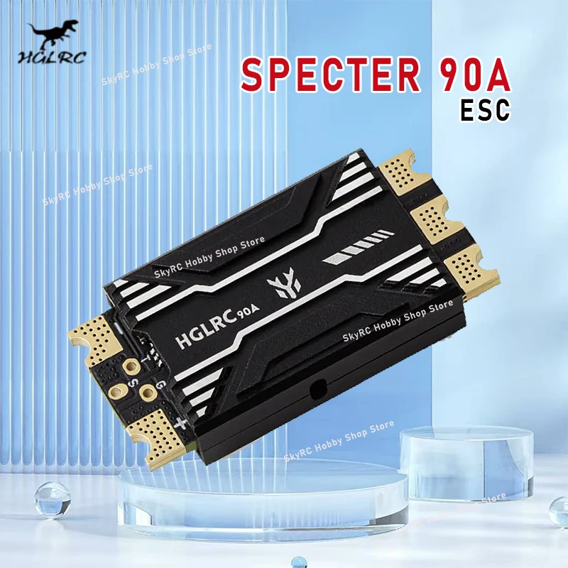 HGLRC SPECTER 90A ESC - Dual MOS BL32 Telemetry 2-8S 100A Peak for X8/X4/XCLASS FPV RC Accessory
HGLRC SPECTER 90A ESC - Dual MOS BL32 Telemetry 2-8S 100A Peak for X8/X4/XCLASS FPV RC Accessory