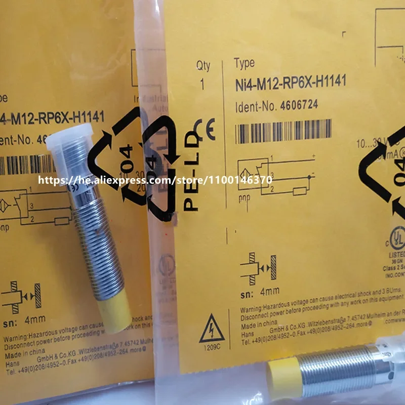 3 шт. новый высококачественный бесконтактный переключатель NI4-M12E-RP6X-H1141 NI4-M12E-RN6X-H1141
3 шт. новый высококачественный бесконтактный переключатель NI4-M12E-RP6X-H1141 NI4-M12E-RN6X-H1141