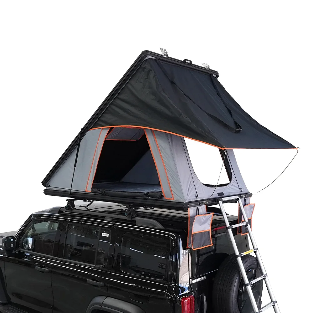 Aluminum Hard Shell Side Opening Camping Truck Roof Top Tent on Top of the Car
Aluminum Hard Shell Side Opening Camping Truck Roof Top Tent on Top of the Car
