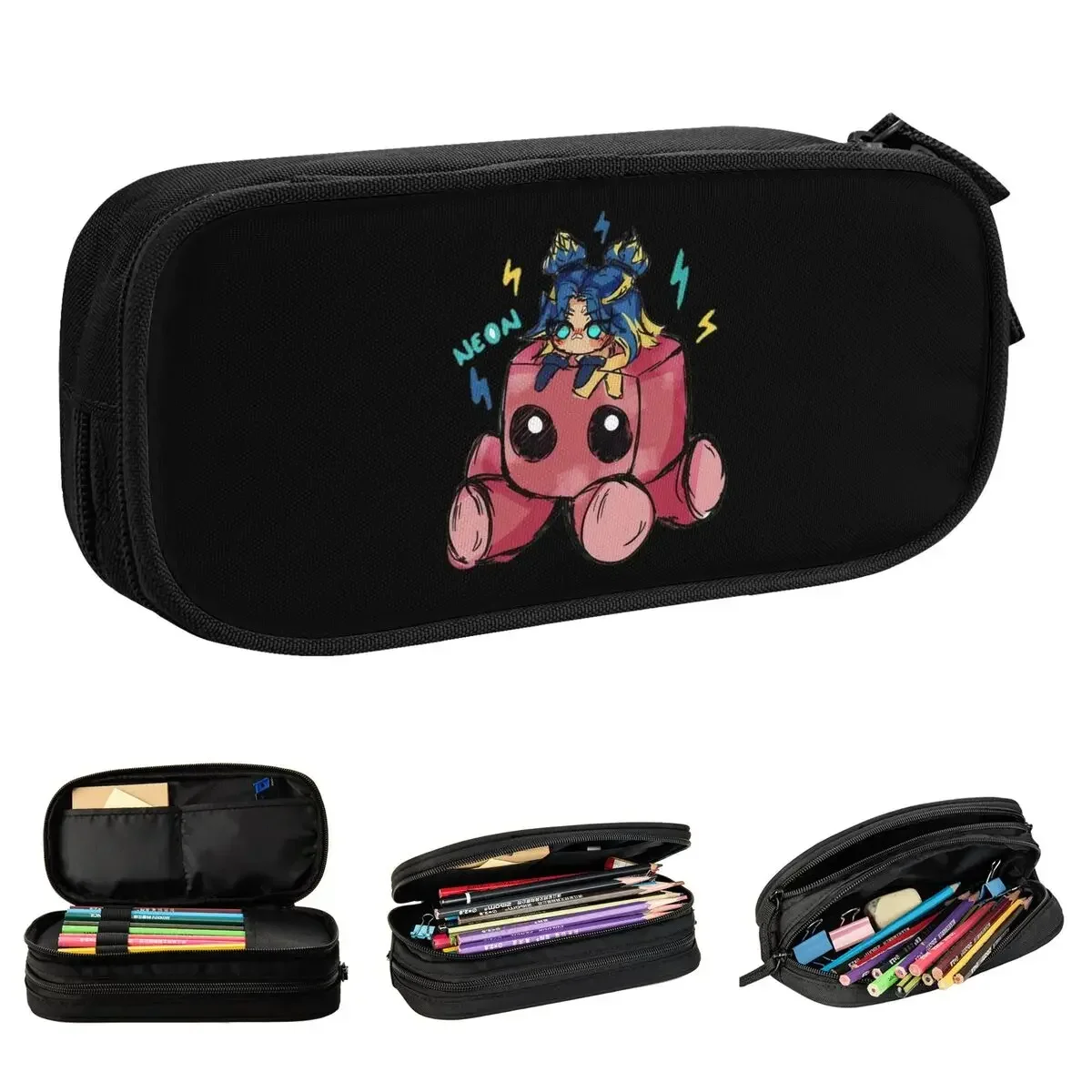 Valorant Neon Kawaii Pencil Cases Game Pen Box Bags Girl Boy Large Storage Students School Gifts Pencil Pouch
Valorant Neon Kawaii Pencil Cases Game Pen Box Bags Girl Boy Large Storage Students School Gifts Pencil Pouch