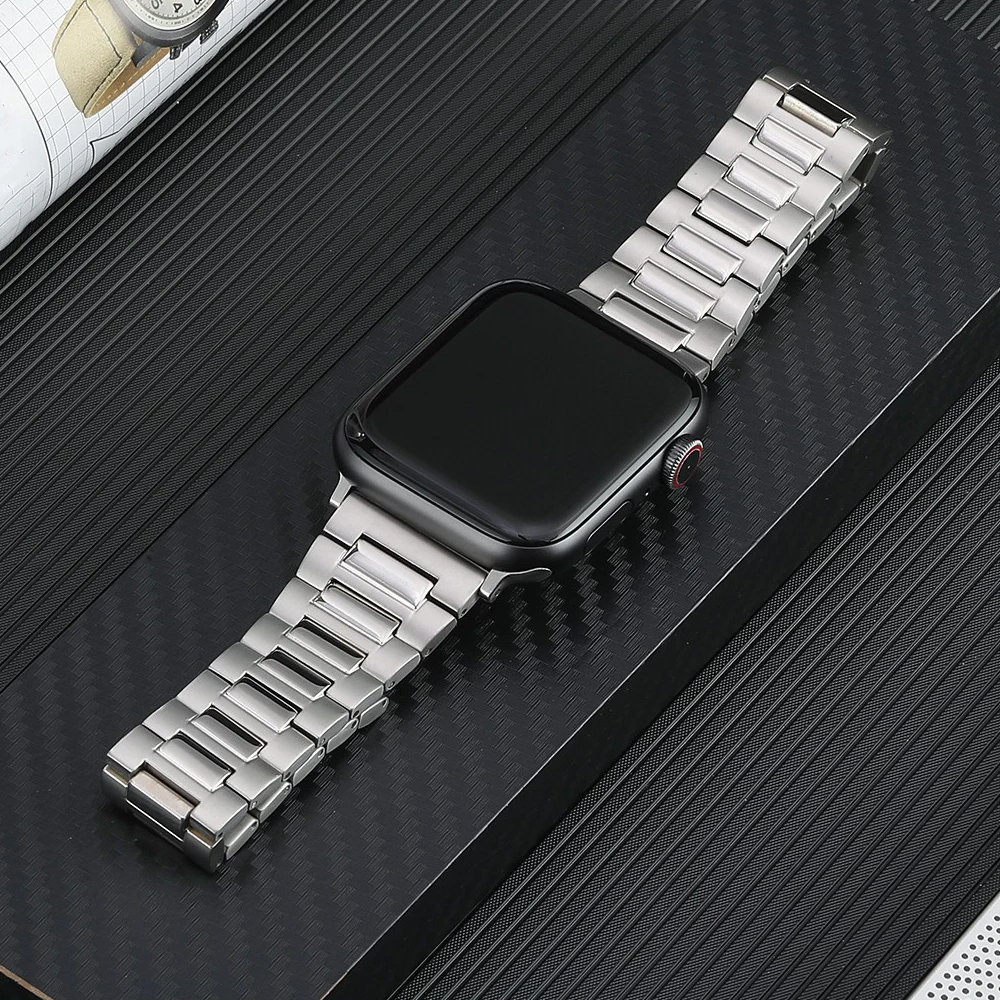 Ремешок титановый для Apple Watch Ultra, роскошный металлический браслет для IWatch Series 8 7 se 6 4 5 3 45 мм 41 мм 40 44 мм 38 42 мм
Ремешок титановый для Apple Watch Ultra, роскошный металлический браслет для IWatch Series 8 7 se 6 4 5 3 45 мм 41 мм 40 44 мм 38 42 мм