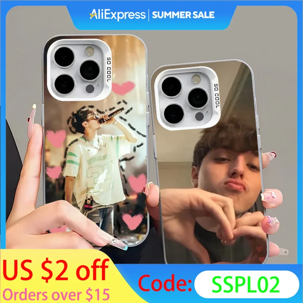 Gabito Ballesteros Singer Phone Case For iPhone 16,15,14,13,12,11,Pro,Max,Plus,Mini,X,SE Anti Fall Gray Silver Matte Hard Bumper
Gabito Ballesteros Singer Phone Case For iPhone 16,15,14,13,12,11,Pro,Max,Plus,Mini,X,SE Anti Fall Gray Silver Matte Hard Bumper