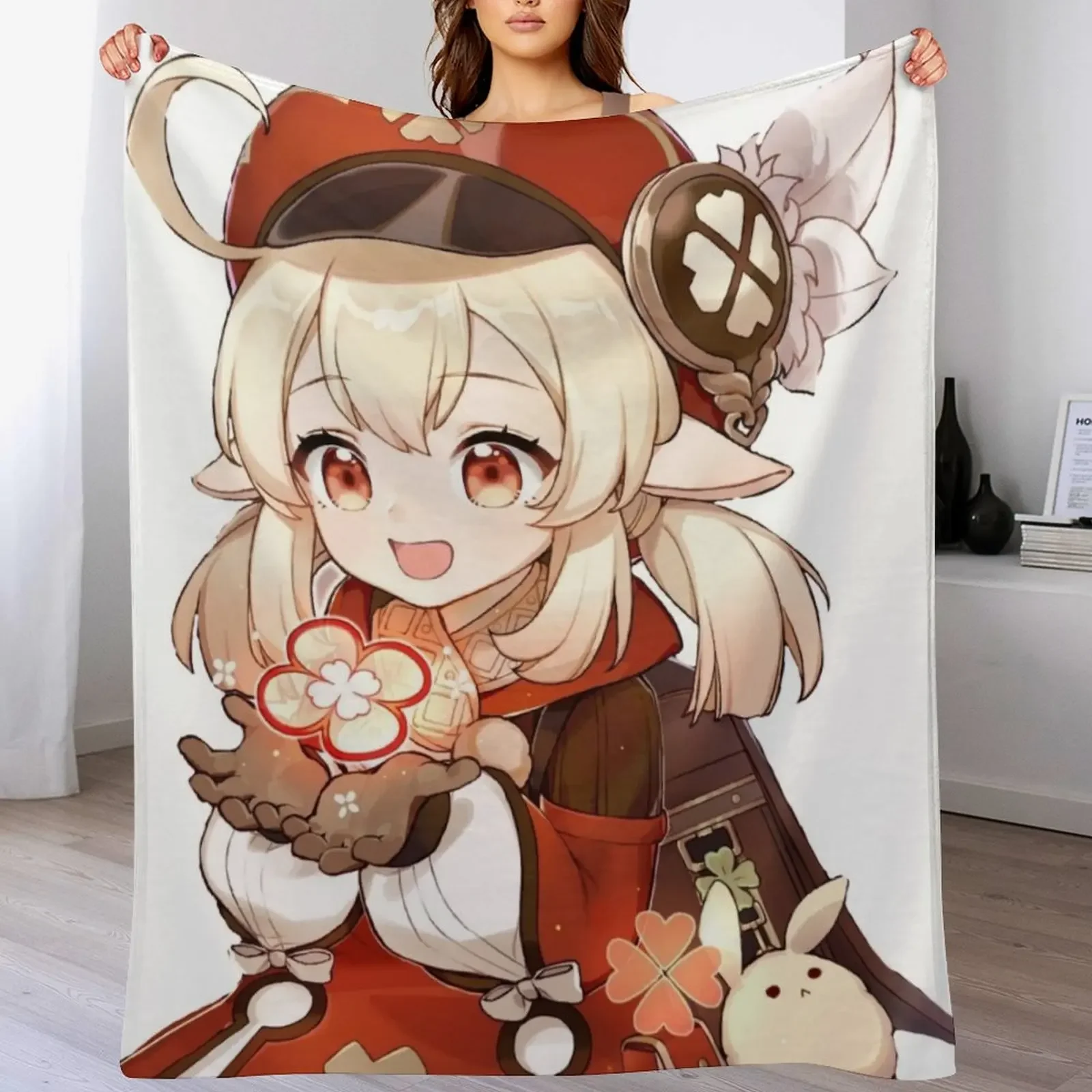 Klee - Genshin Throw Blanket Shaggy Furry Soft Blanket for Bedroom Living Room
Klee - Genshin Throw Blanket Shaggy Furry Soft Blanket for Bedroom Living Room