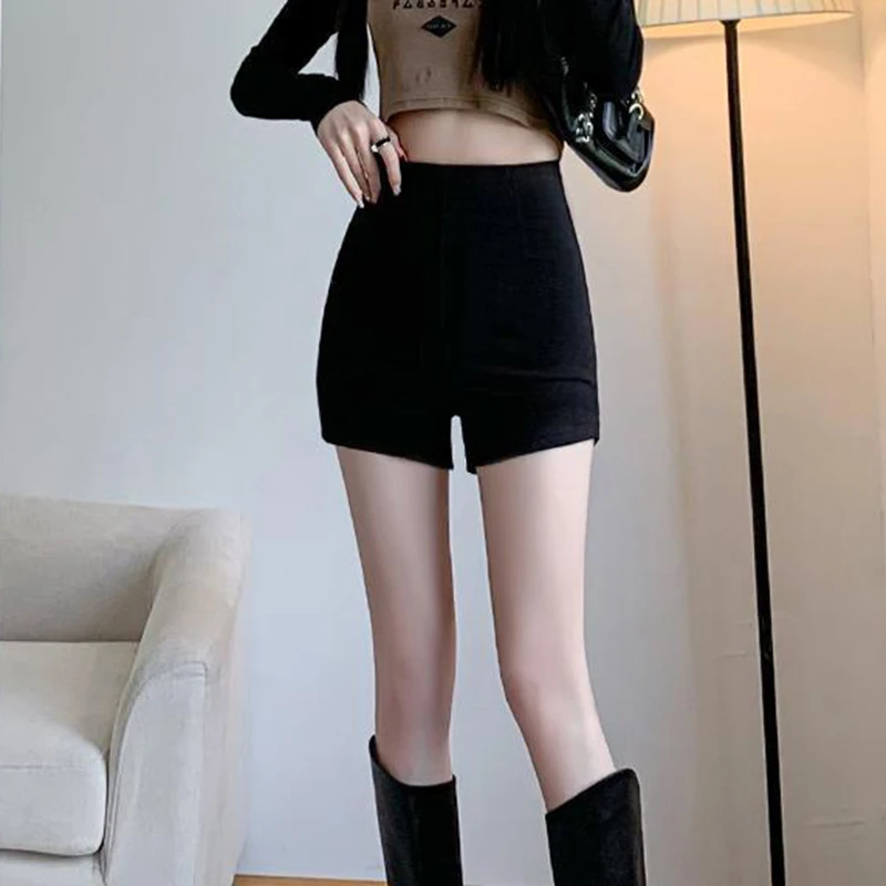 Korean Hot Shorts Women Summer Sexy High Waist Slim Basic Bottom Pants Black Harajuku Y2K Casual Solid Chic Female Shorts
Korean Hot Shorts Women Summer Sexy High Waist Slim Basic Bottom Pants Black Harajuku Y2K Casual Solid Chic Female Shorts