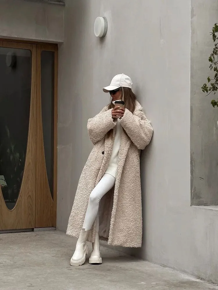Ele Street Sle Women's Coat Long Sve Plaid Fluffy Outerwear Autumn Winter Thiened Polyester Straight Cut Coat
Ele Street Sle Women's Coat Long Sve Plaid Fluffy Outerwear Autumn Winter Thiened Polyester Straight Cut Coat