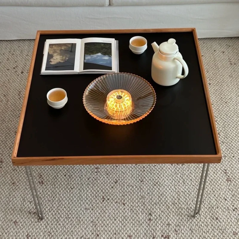 Bauhaus Square Coffee Table Mid-Century Modern Side Table with Stainless Steel Frame & Cherry Wood Top Minimalist Home Furniture
Bauhaus Square Coffee Table Mid-Century Modern Side Table with Stainless Steel Frame & Cherry Wood Top Minimalist Home Furniture