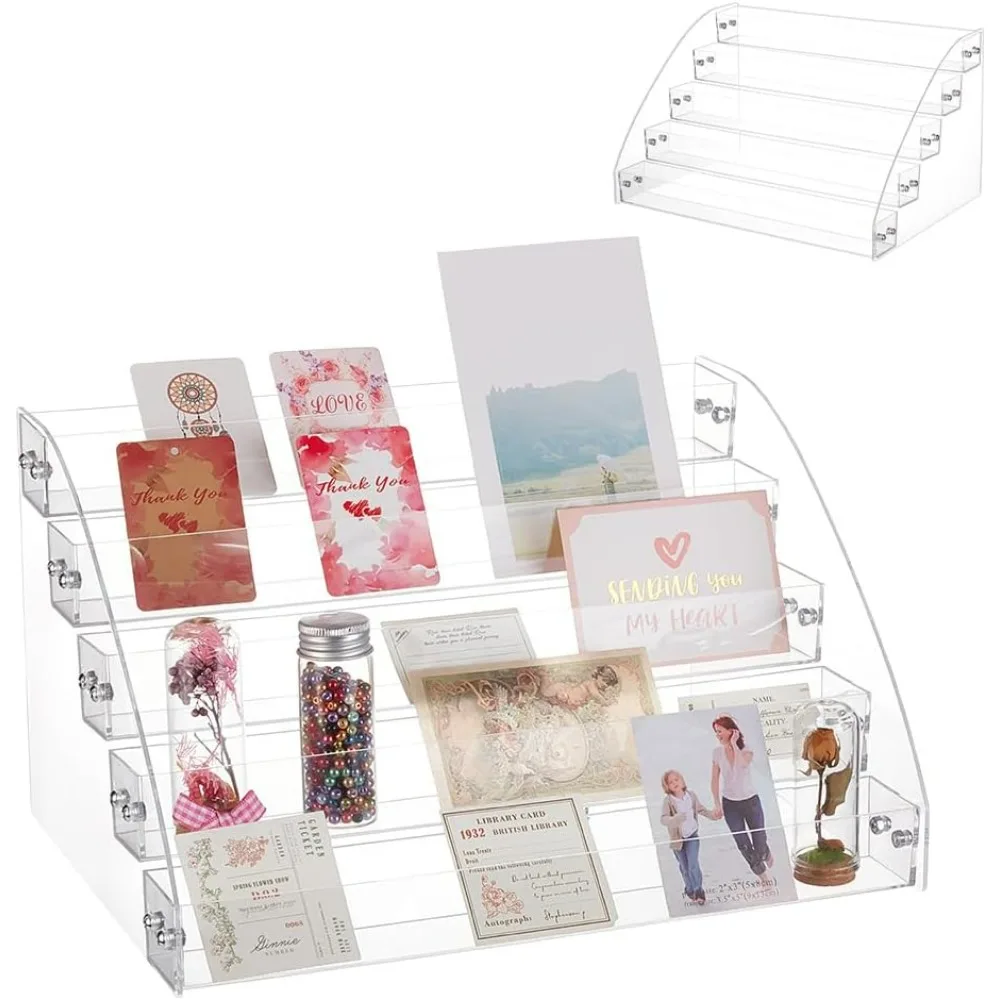 5-уровневая акриловая подставка для поздравительных открыток, портативная стойка для рождественских поздравительных открыток, штамп для хранения, открытка, набор поздравительных открыток
5-уровневая акриловая подставка для поздравительных открыток, портативная стойка для рождественских поздравительных открыток, штамп для хранения, открытка, набор поздравительных открыток