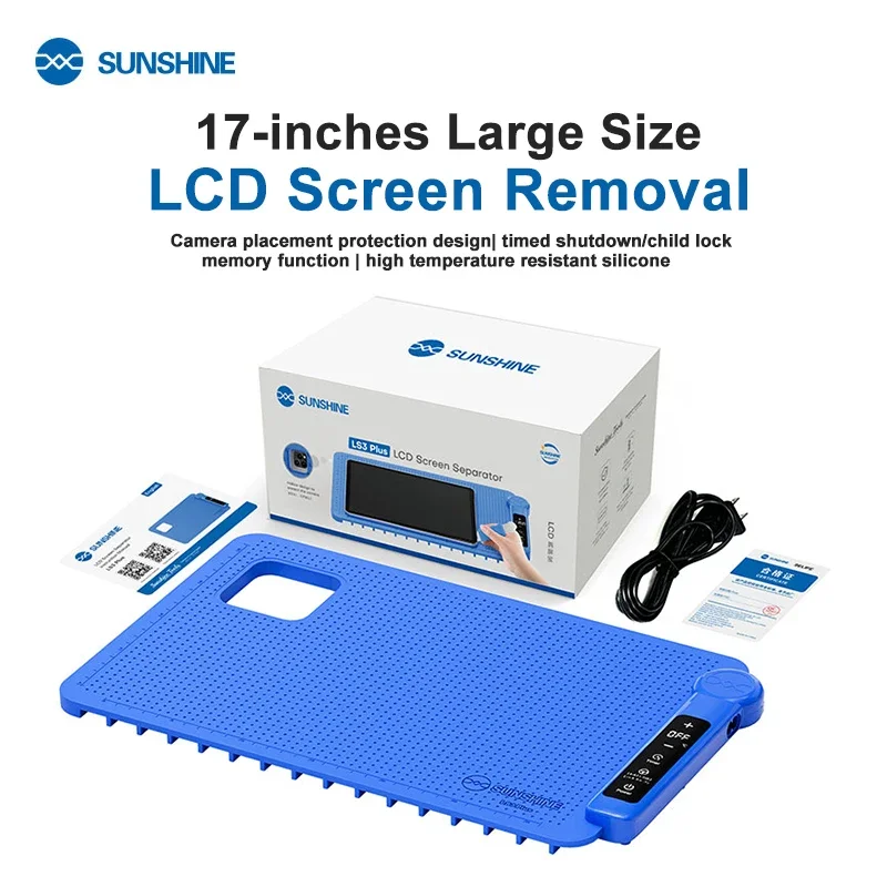SUNSHINE LS3 PLUS 17 Inches LCD Screen Separator Intelligent Memory Temperature Large Size Screen Removal Repair Tools