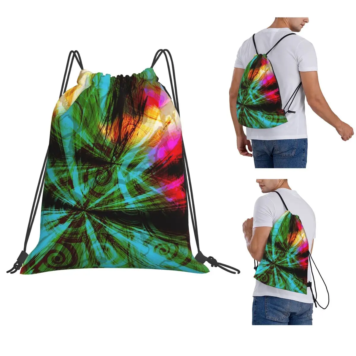 Radiant Color Spectrum Backpacks Fashion Drawstring Bags Sports Bag Book Bags for Travel School
Radiant Color Spectrum Backpacks Fashion Drawstring Bags Sports Bag Book Bags for Travel School