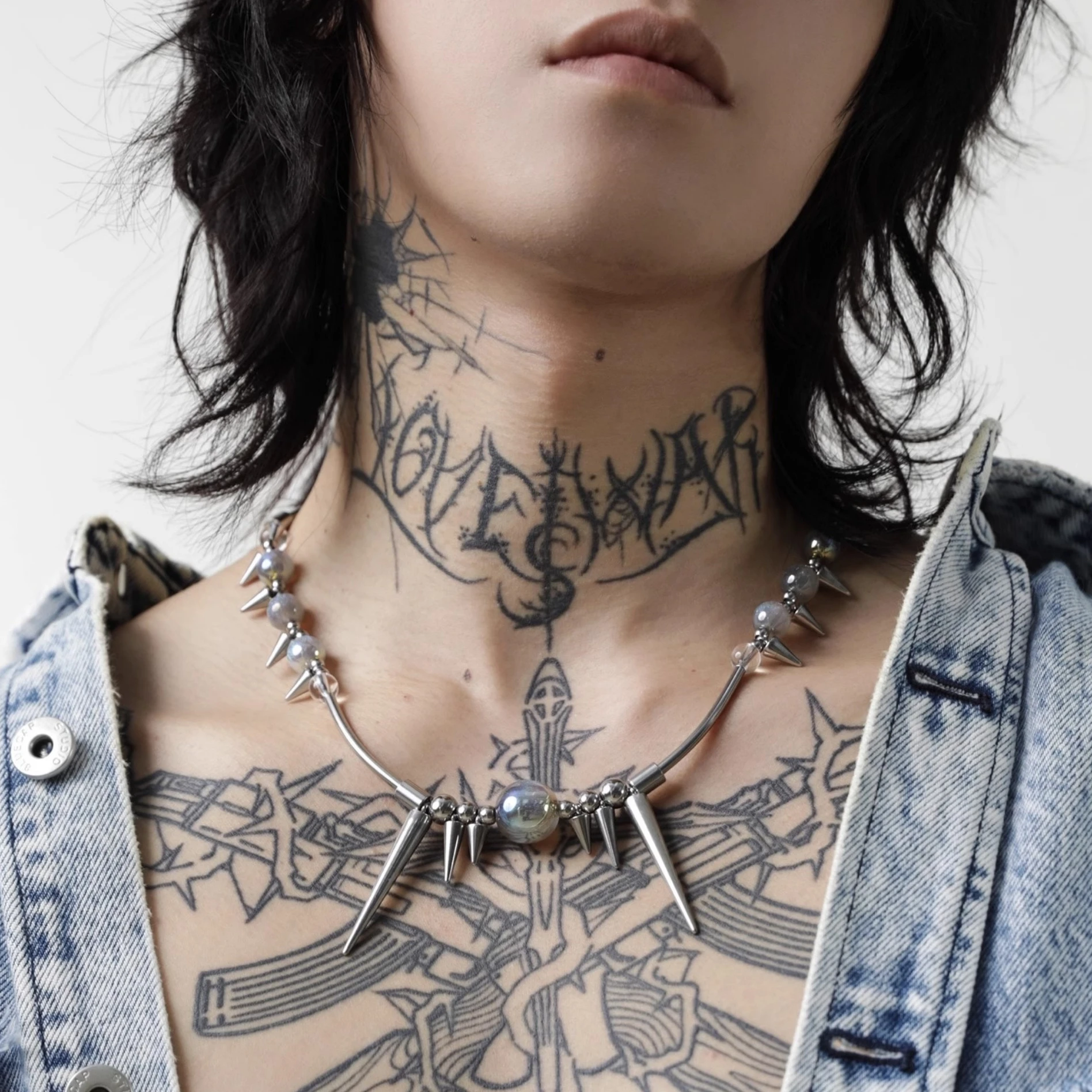 Titanium Steel Rivet Choker For Man Woman Punk Metal Goth Aesthetic Necklace Luxury Hip Hop Jewelry Street Unisex Accessories
Titanium Steel Rivet Choker For Man Woman Punk Metal Goth Aesthetic Necklace Luxury Hip Hop Jewelry Street Unisex Accessories