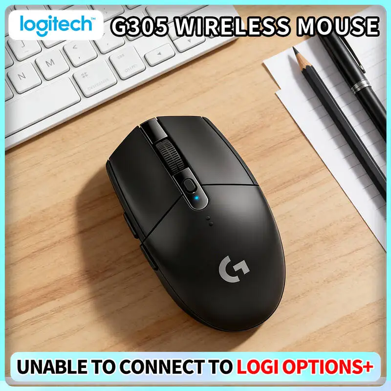 Logitech G305 Wireless Gaming Mouse, 12000 DPI HERO, 6 Programmable Keys, 250h Battery, 99g, LIGHTSPEED Tech, PC Mac
Logitech G305 Wireless Gaming Mouse, 12000 DPI HERO, 6 Programmable Keys, 250h Battery, 99g, LIGHTSPEED Tech, PC Mac