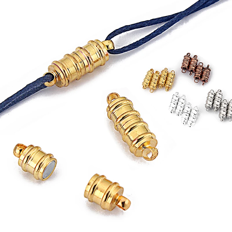 5Sets/lot Screw Thread Strong Magnetic Clasp Couple Bracelets Pendant Connectors For DIY Leather Cord Jewelry Making Accessories
5Sets/lot Screw Thread Strong Magnetic Clasp Couple Bracelets Pendant Connectors For DIY Leather Cord Jewelry Making Accessories