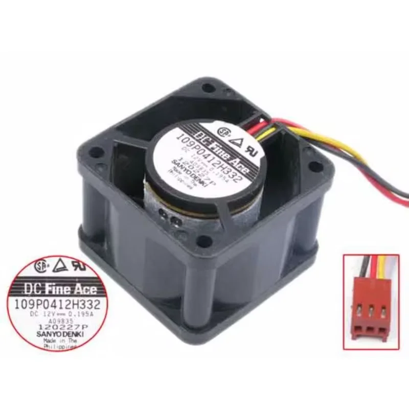 SANYO DENKI 109P0412H332 Вентилятор охлаждения сервера постоянного тока 12 В 0,195 А 40x40x28 мм
SANYO DENKI 109P0412H332 Вентилятор охлаждения сервера постоянного тока 12 В 0,195 А 40x40x28 мм