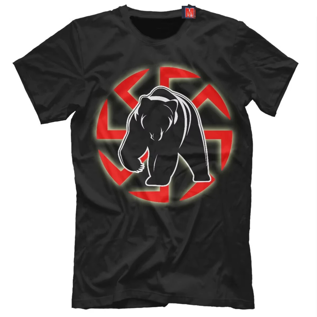 Russian Orthodox Bear Svarog Slavic Solar Deity Symbol T-Shirt. Summer Cotton Short Sleeve O-Neck Men's T Shirt New S-3XL
Russian Orthodox Bear Svarog Slavic Solar Deity Symbol T-Shirt. Summer Cotton Short Sleeve O-Neck Men's T Shirt New S-3XL