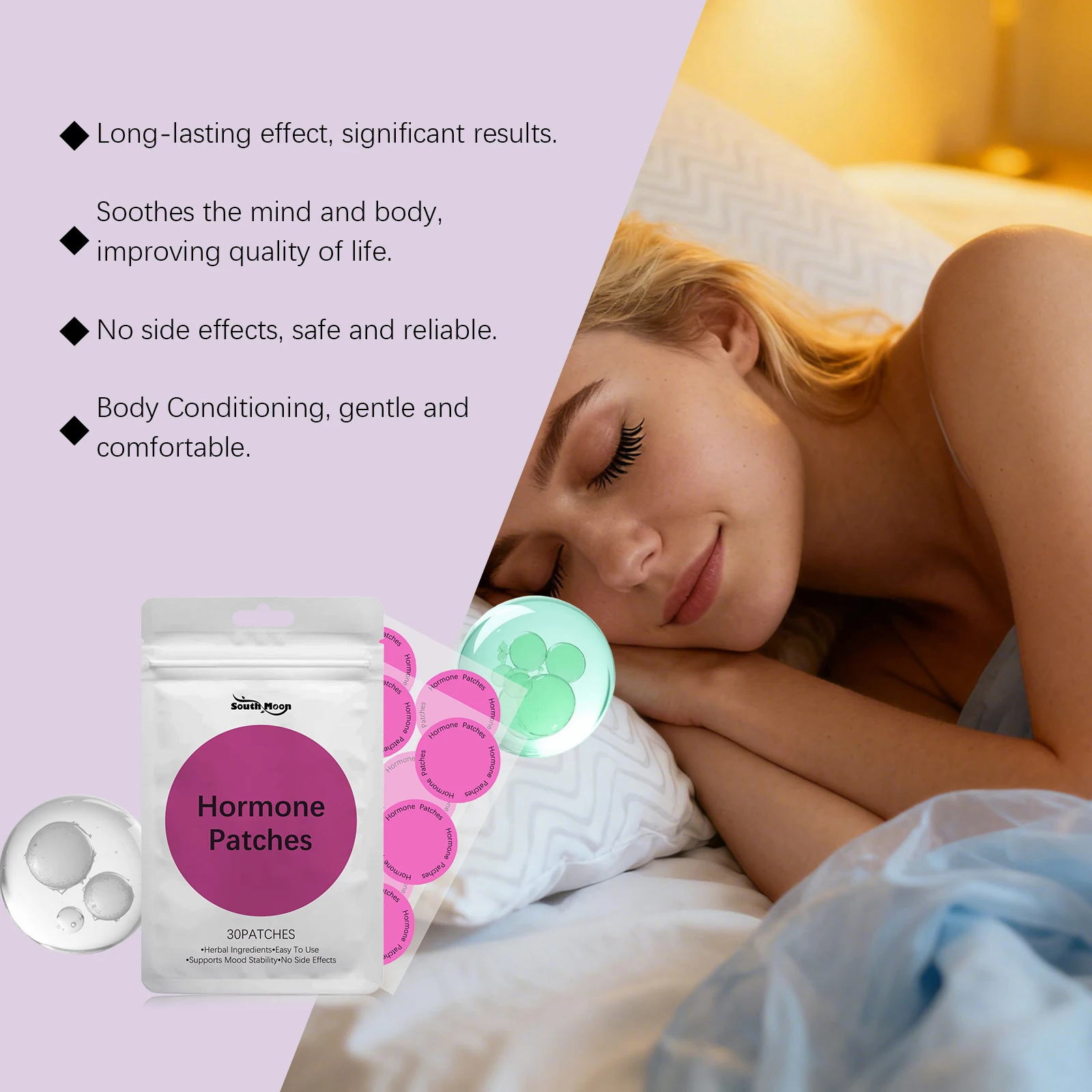 Hormone Balance Patches for Women - 30/60/90pcs | Menopause Support, Relieve Hot Flashes Mood Swings, Transdermal Fatigue Relief
Hormone Balance Patches for Women - 30/60/90pcs | Menopause Support, Relieve Hot Flashes Mood Swings, Transdermal Fatigue Relief