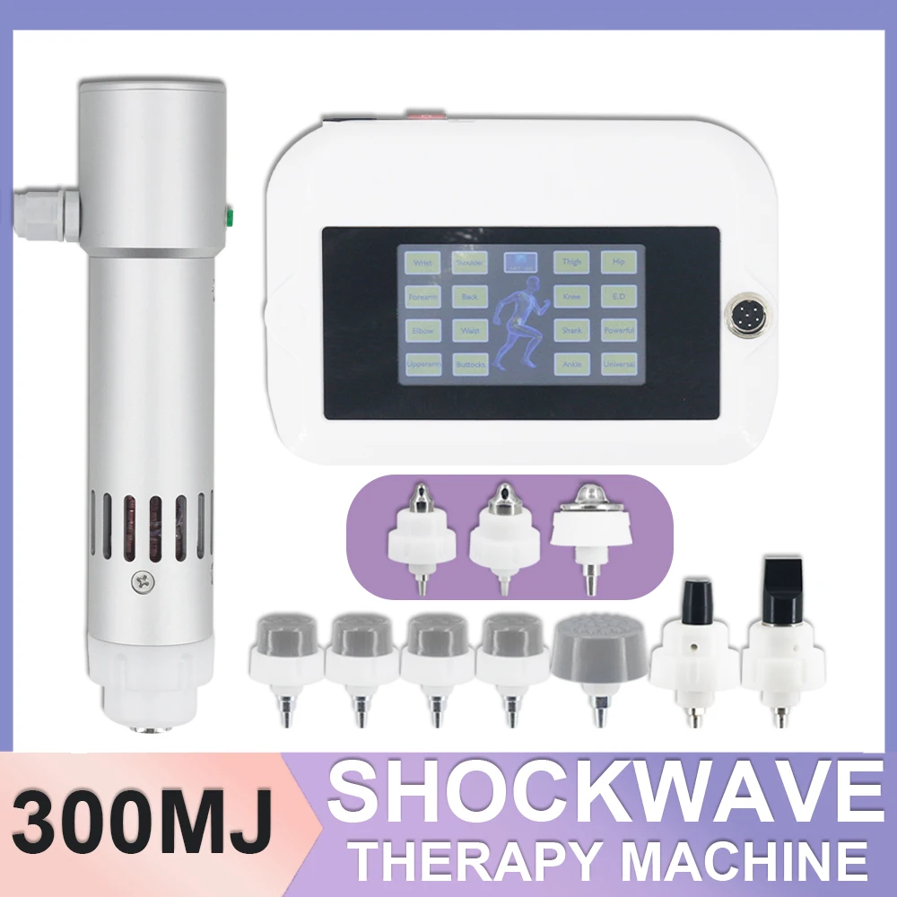 Portable Shockwave Therapy Machine Body Massage Equipment 300MJ Spine Shoulder Muscle Relaxation Relieve Tennis Elbow Pain
Portable Shockwave Therapy Machine Body Massage Equipment 300MJ Spine Shoulder Muscle Relaxation Relieve Tennis Elbow Pain 