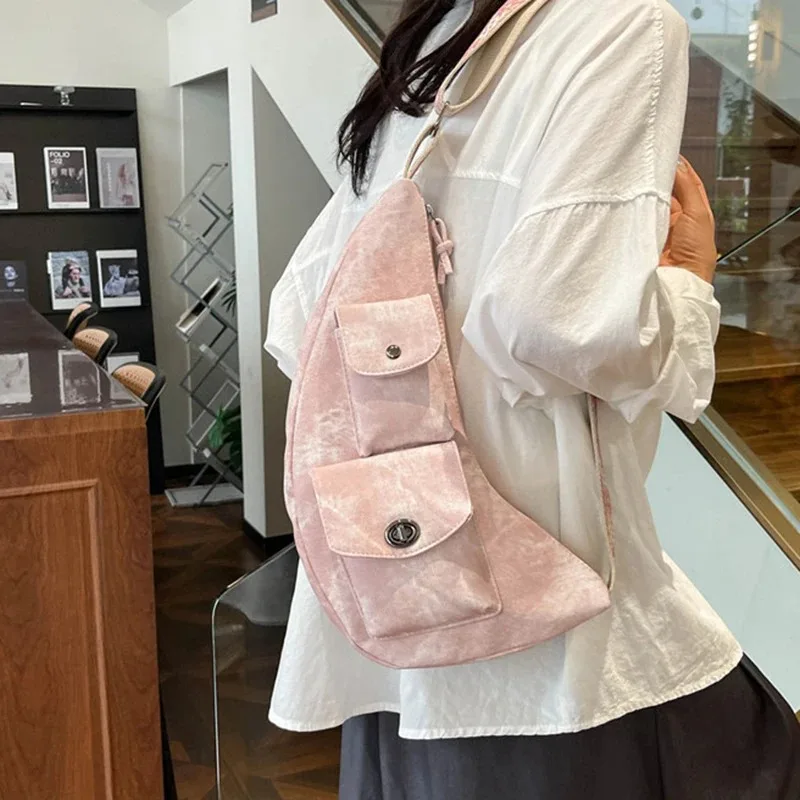 New Touring Day Bag Backpack Women's Crossbody Shoulder Bag Angular Embroidery Chest Bag Lightweight
New Touring Day Bag Backpack Women's Crossbody Shoulder Bag Angular Embroidery Chest Bag Lightweight