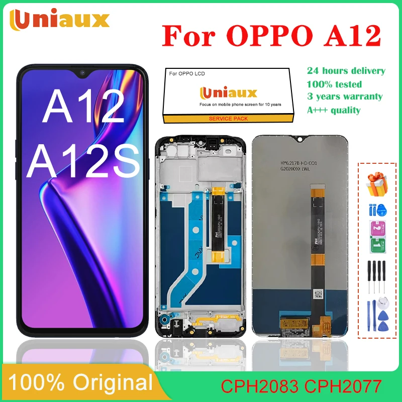 Для OPPO A12 мобильного телефона ЖК-экран в сборе Замена сенсорной ЖК-панели 
Для OPPO A12 мобильного телефона ЖК-экран в сборе Замена сенсорной ЖК-панели