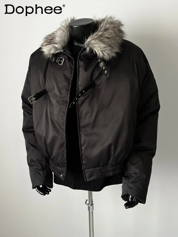 Black American Style Flight Jacket Cotton Clothes Men's 2024 Winter Trendy Short Coat Thickened Thermal Fur Cotton-padded Jacket
Black American Style Flight Jacket Cotton Clothes Men's 2024 Winter Trendy Short Coat Thickened Thermal Fur Cotton-padded Jacket