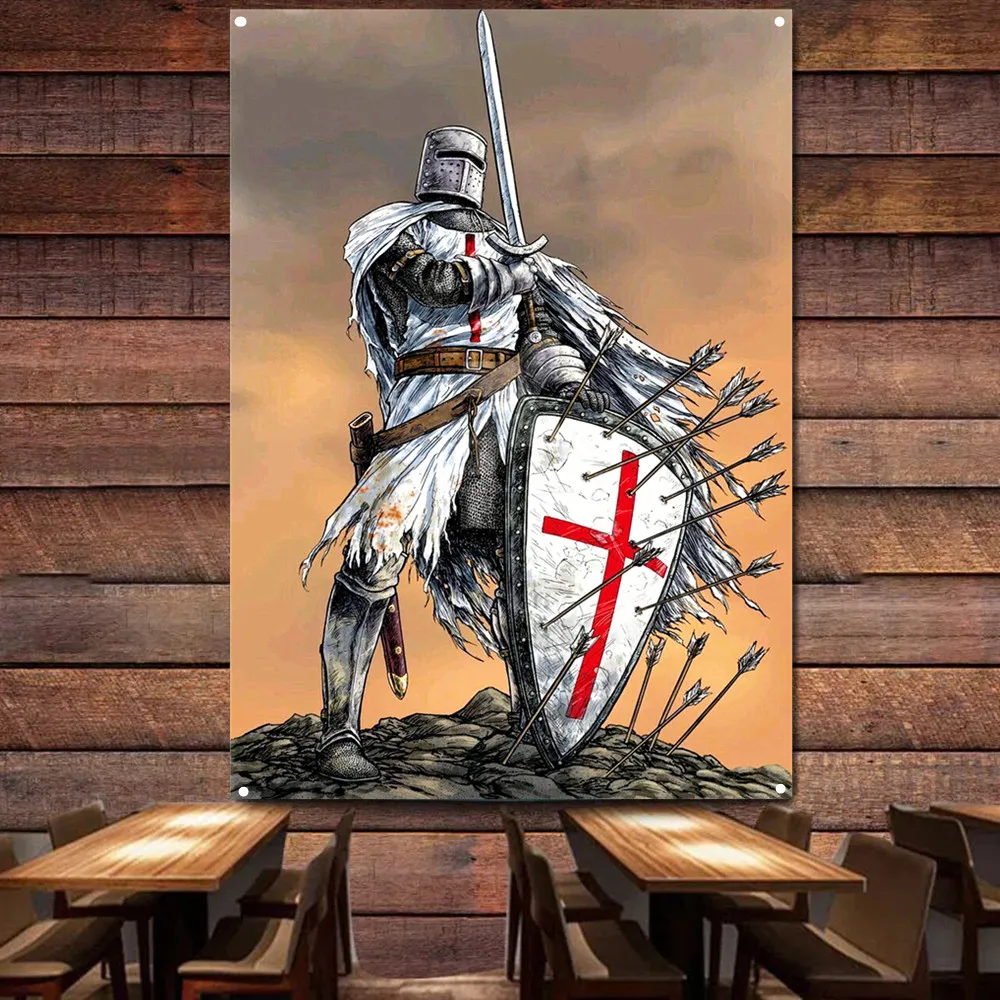 Masonic Flag Knight Templar Tapestry Wall Art Posters Vintage Print Art Painting Medieval Warrior Armor Banner Flag Wall Decor 2
Masonic Flag Knight Templar Tapestry Wall Art Posters Vintage Print Art Painting Medieval Warrior Armor Banner Flag Wall Decor 2