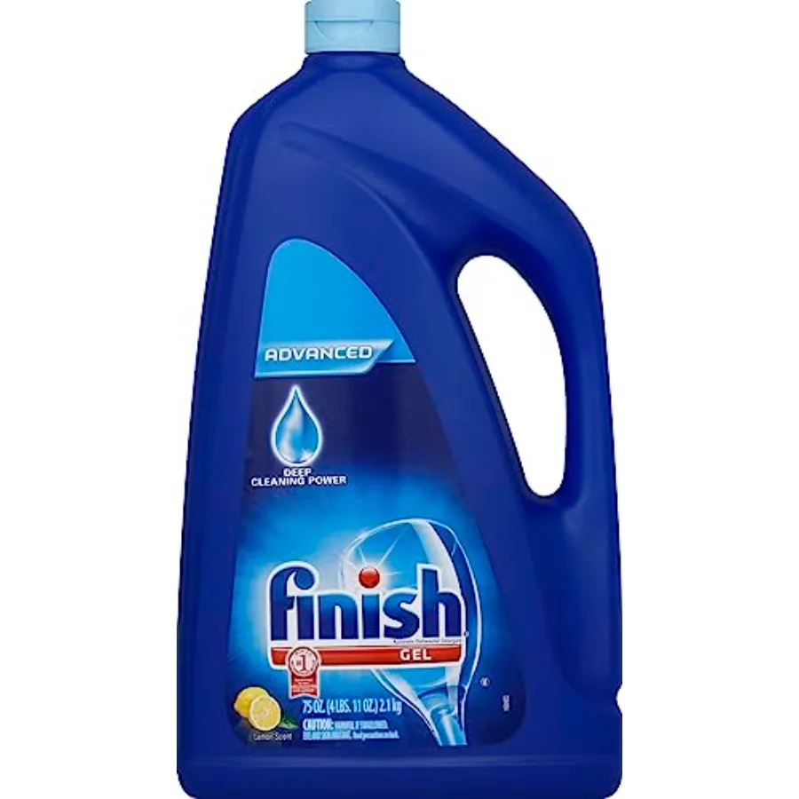 Dishwasher Detergent Gel Liquid, Lemon Scent, 75oz
Dishwasher Detergent Gel Liquid, Lemon Scent, 75oz