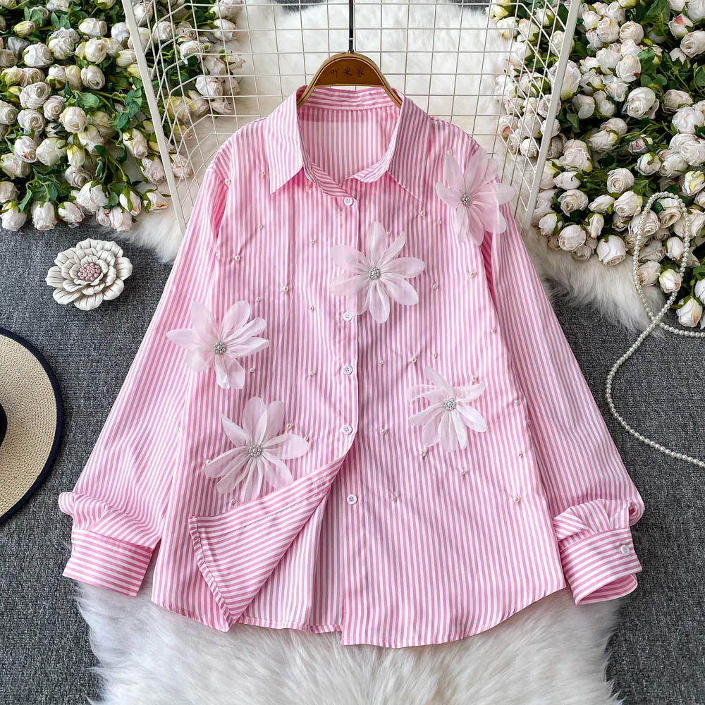 Vintage Elegant Three-dimensional sweet Blouse Fashion Shirt Casual Chic Top Fairy Summer Women
Vintage Elegant Three-dimensional sweet Blouse Fashion Shirt Casual Chic Top Fairy Summer Women