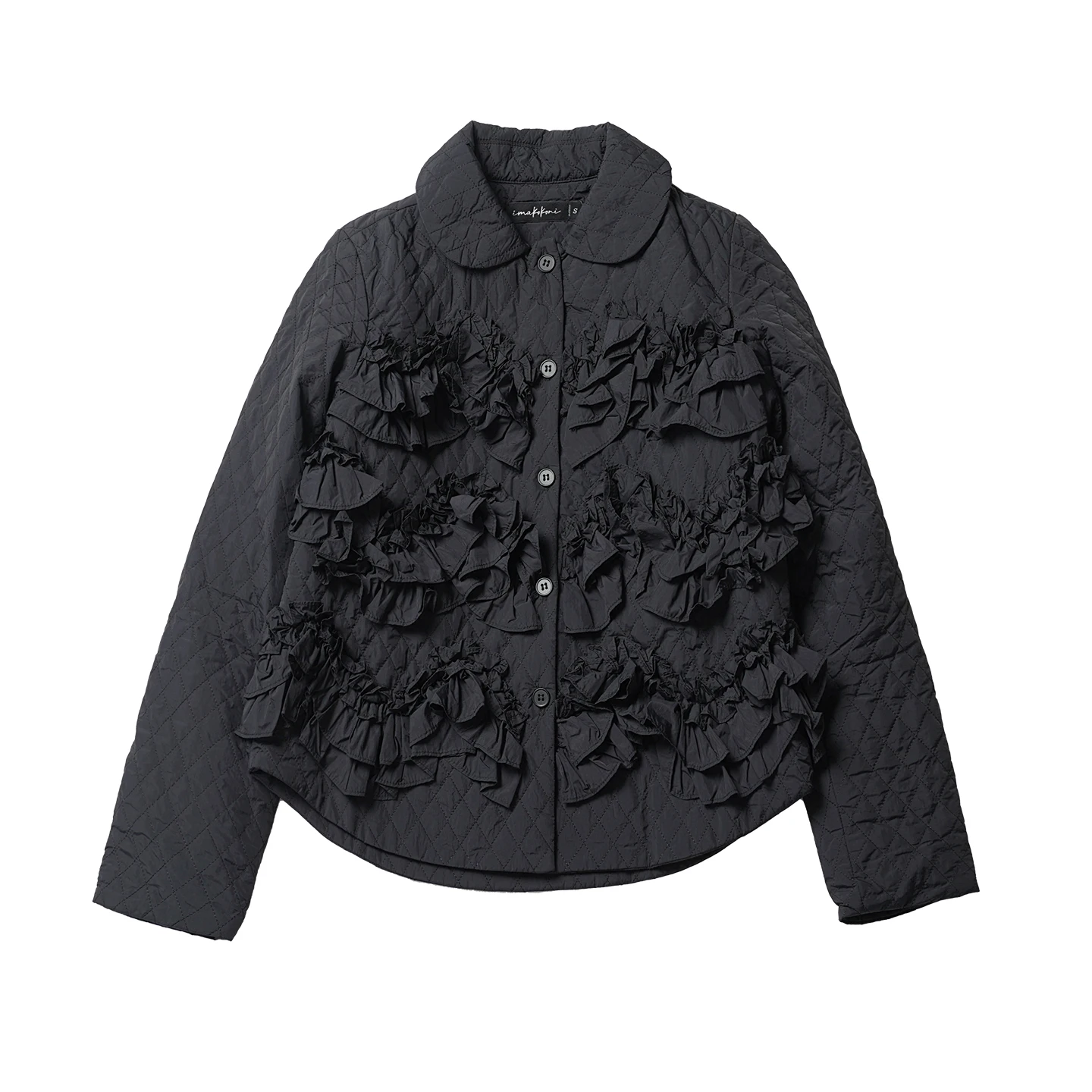 Black Quilted Ruffle Jacket Lattice - Quilted Cotton Coat Shopping & Shooting Fashionable & Lively 255299
Black Quilted Ruffle Jacket Lattice - Quilted Cotton Coat Shopping & Shooting Fashionable & Lively 255299