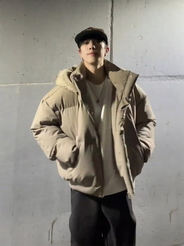 Куртка-парка унисекс из хлопка с меховым воротником и капюшоном, теплая зимняя, в американском стиле, для молодежи, повседневная одежда
Куртка-парка унисекс из хлопка с меховым воротником и капюшоном, теплая зимняя, в американском стиле, для молодежи, повседневная одежда