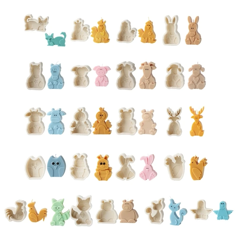 Cartoon Mold Craft Mold Animal 3D Silicone Mold Statue Molds Silicone Texture for Hand-Making
Cartoon Mold Craft Mold Animal 3D Silicone Mold Statue Molds Silicone Texture for Hand-Making