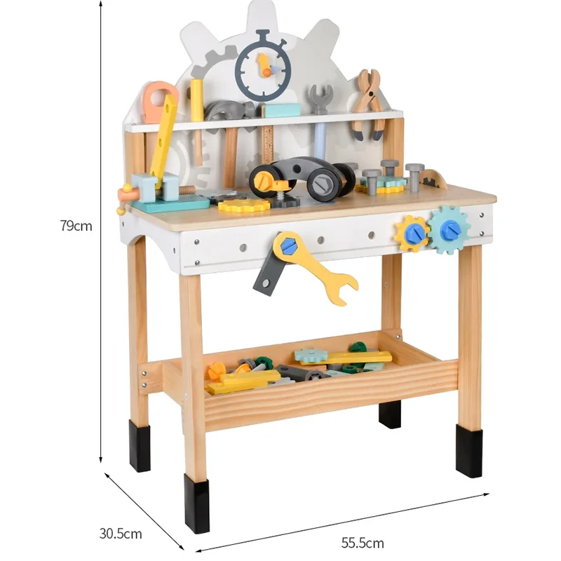 Workbench Wooden Mechanic Tool Table Set Screw Engineer Pretend Play Toy Educational Montessori Woods Toys
Workbench Wooden Mechanic Tool Table Set Screw Engineer Pretend Play Toy Educational Montessori Woods Toys
