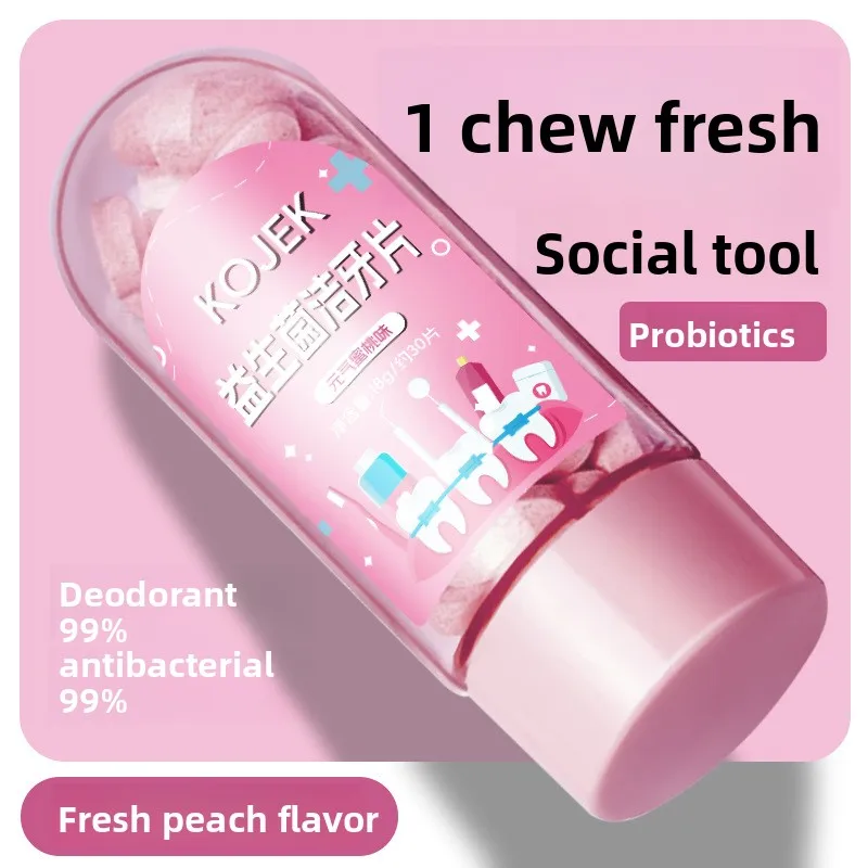 Probiotic teeth cleaning tablets, fragrance retention, whitening, stain removal, solid toothpaste, lysozyme, baking soda
Probiotic teeth cleaning tablets, fragrance retention, whitening, stain removal, solid toothpaste, lysozyme, baking soda