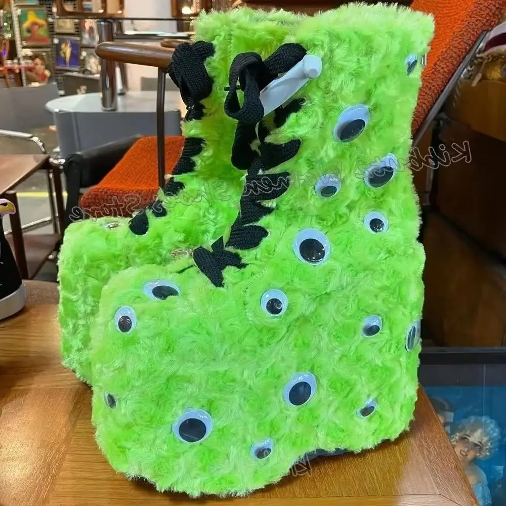 Ботильоны с мехом и глазами, модная элегантная, удобная, сексуальная, новинка, женская обувь, новейшая, на шнуровке, разноцветная
Ботильоны с мехом и глазами, модная элегантная, удобная, сексуальная, новинка, женская обувь, новейшая, на шнуровке, разноцветная