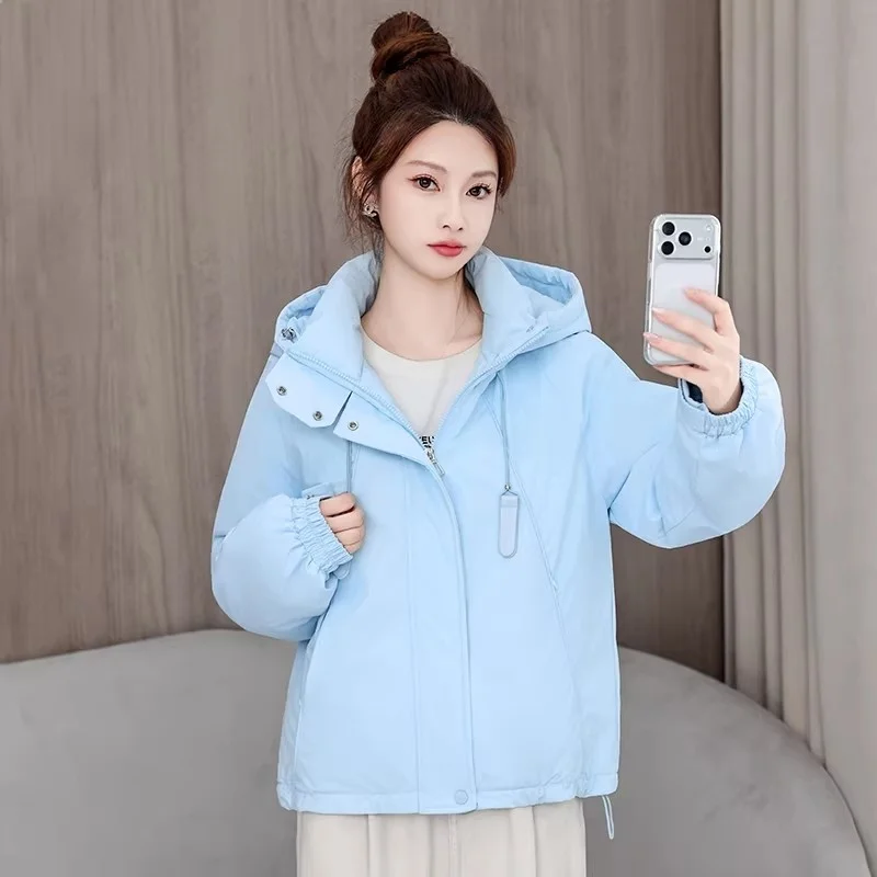 Women's Short Puffer Jacket Winter Warm Hooded Parka, Loose Thick Cotton Down Coat Outerwear W1968
Women's Short Puffer Jacket Winter Warm Hooded Parka, Loose Thick Cotton Down Coat Outerwear W1968