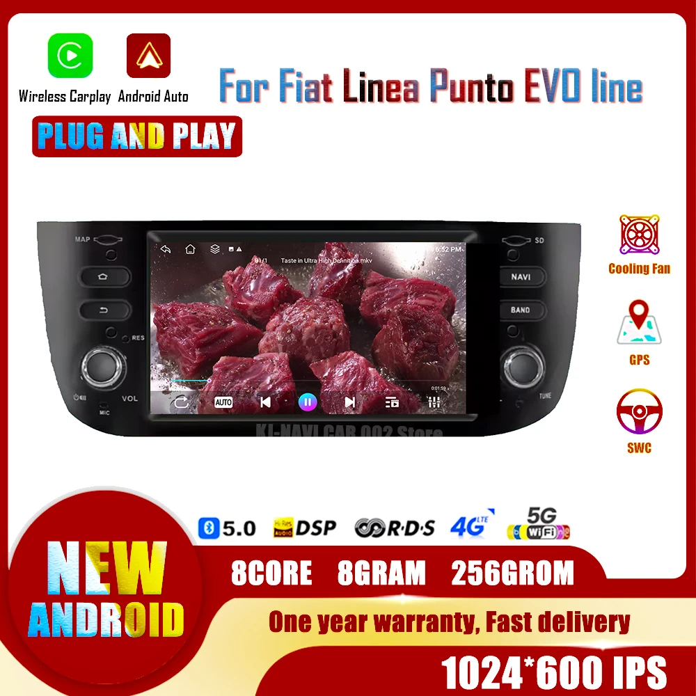 Android 14 Car Player For Fiat/Linea/Punto evo 2012-2015 Radio Multimedia GPS Navigation Stereo Carplay Audio Head Unit WiFi BT
Android 14 Car Player For Fiat/Linea/Punto evo 2012-2015 Radio Multimedia GPS Navigation Stereo Carplay Audio Head Unit WiFi BT