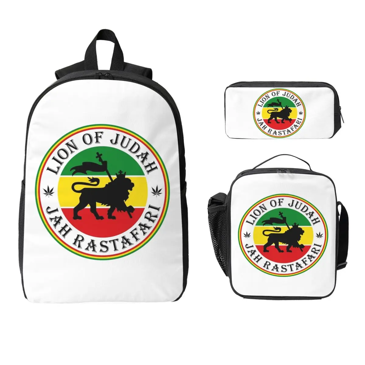 Rasta Lion Of Judah Star Of David Backpack BookBag School Bag Laptop Shoulder Bags 3ps Insulated Lunch Bag Pencil Case
Rasta Lion Of Judah Star Of David Backpack BookBag School Bag Laptop Shoulder Bags 3ps Insulated Lunch Bag Pencil Case