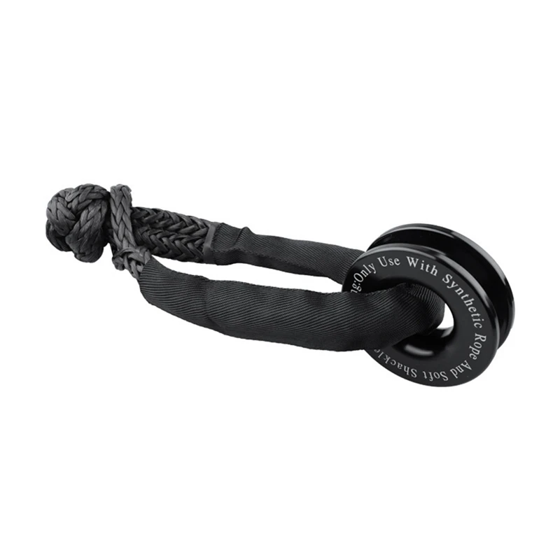 Winch Rope Synthetic Soft Shackle+Recovery Ring Set Rugged Shackles With Protective Sleeve For Truck Vehicle Recovery-AD39
Winch Rope Synthetic Soft Shackle+Recovery Ring Set Rugged Shackles With Protective Sleeve For Truck Vehicle Recovery-AD39