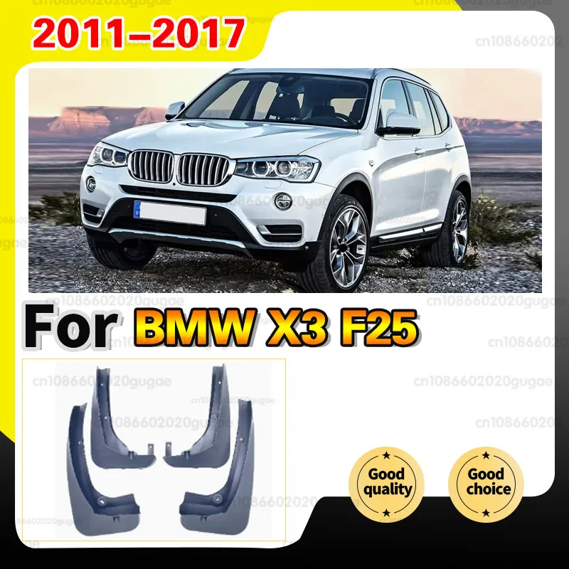 For BMW X3 F25 2011-2017 Genuine Splash Guards Mudguards Mud-Flaps Car Fenders Car accessories auto styline 4 Pcs Car Fender
For BMW X3 F25 2011-2017 Genuine Splash Guards Mudguards Mud-Flaps Car Fenders Car accessories auto styline 4 Pcs Car Fender