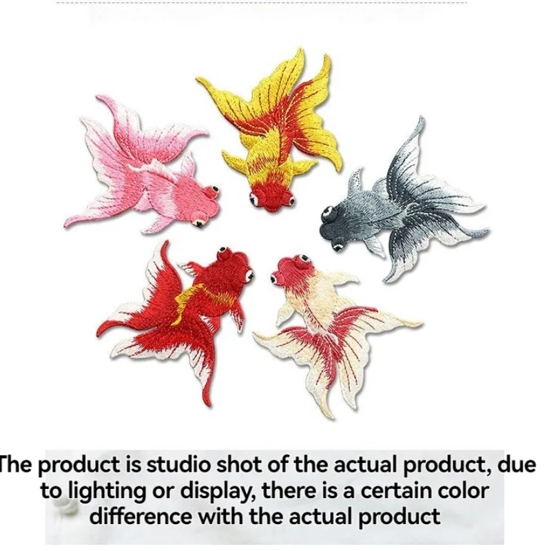 1 Pair Goldfish Embroidery Patch, Chinese National Style DIY Sewing Patch Clothes Shoes Hat Bag Decorative Accessories
1 Pair Goldfish Embroidery Patch, Chinese National Style DIY Sewing Patch Clothes Shoes Hat Bag Decorative Accessories