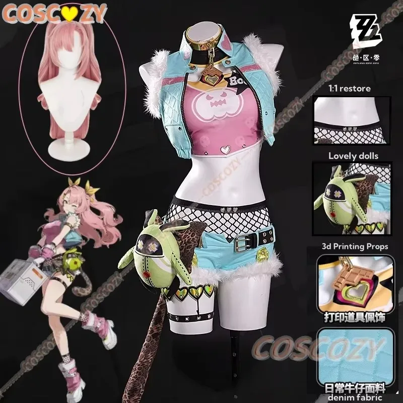 COSPLAY Nicole Demara ZZZ Zenless Zone Zero New Skin Costume Wig Full Set Lovely Halloween Comic-Con Woman Outfit Customized
COSPLAY Nicole Demara ZZZ Zenless Zone Zero New Skin Costume Wig Full Set Lovely Halloween Comic-Con Woman Outfit Customized