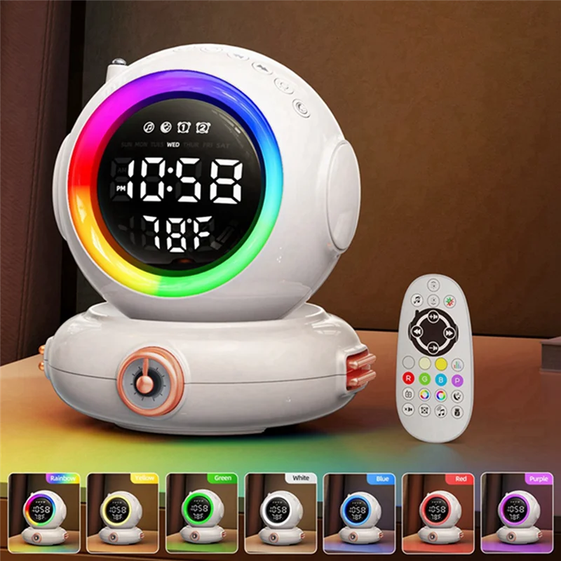 【Лучшие продажи】1 комплект, светильник для пробуждения, Bluetooth-динамик, мини-FM-радио, красочный ночник для астронавта, белый ABS, светильник для пробуждения
【Лучшие продажи】1 комплект, светильник для пробуждения, Bluetooth-динамик, мини-FM-радио, красочный ночник для астронавта, белый ABS, светильник для пробуждения