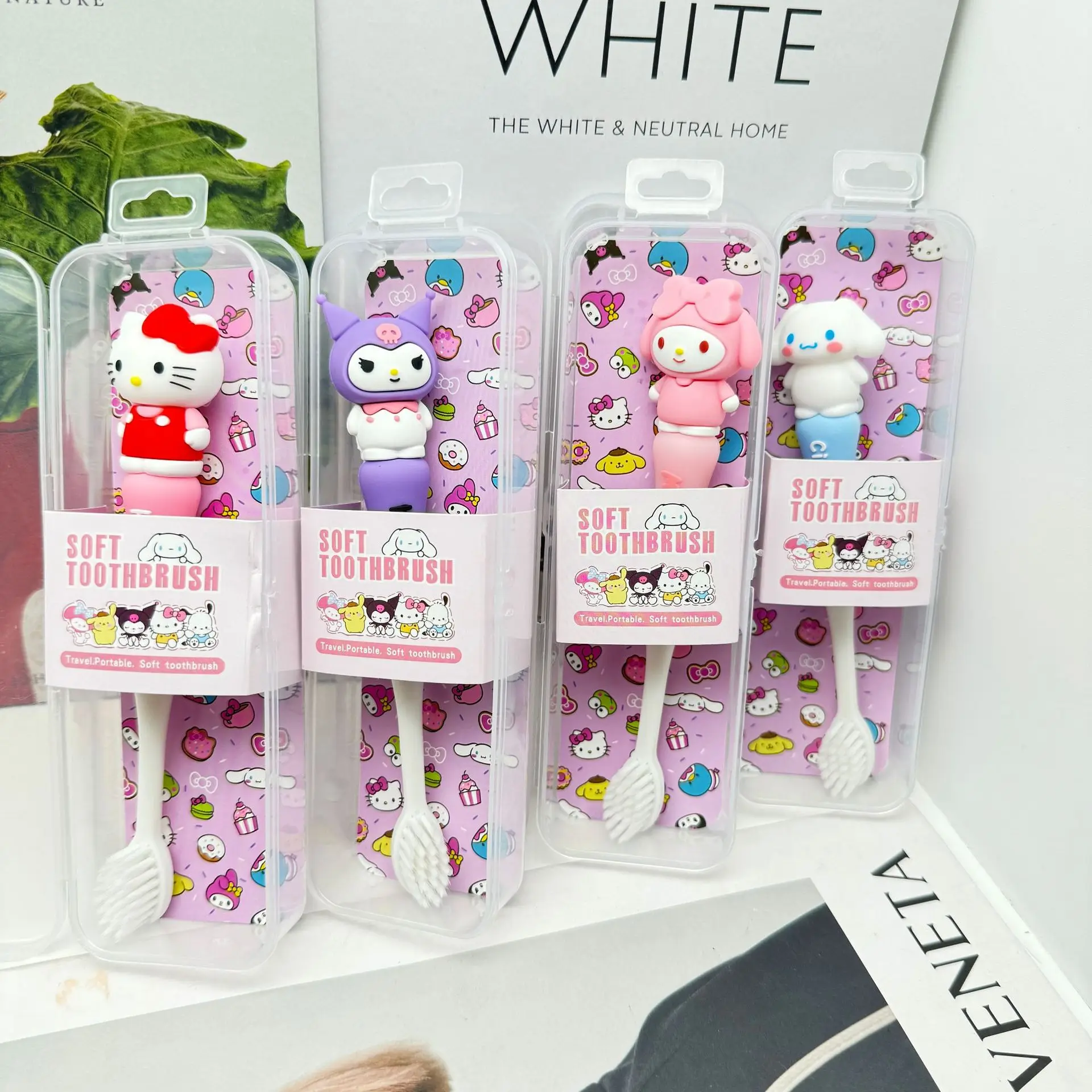for Melody Kuromi Cinnamoroll Toothbrush Silicone Soft Fur Individually Wrapped Toothbrush Bathroom Supplies Boy Girl Gift
for Melody Kuromi Cinnamoroll Toothbrush Silicone Soft Fur Individually Wrapped Toothbrush Bathroom Supplies Boy Girl Gift