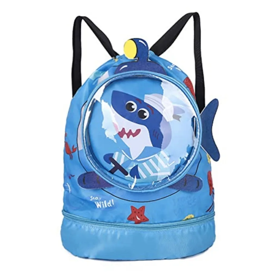 Dry Wet Separated Swim Bags for Swimmers Shark Pool Gear Drawstring Gym Bag Beach Backpack for Women Men Boys Girls Teener Camp
Dry Wet Separated Swim Bags for Swimmers Shark Pool Gear Drawstring Gym Bag Beach Backpack for Women Men Boys Girls Teener Camp